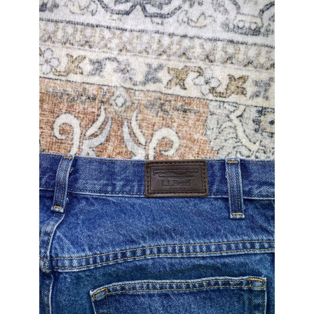 L.L. Bean Double L Classic Fit Jeans Size 12 100% Cotton - Picture 8 of 10